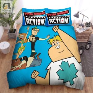 Total Dramarama Action Poster Bed Sheets Spread Duvet Cover Bedding Sets elitetrendwear 1 1