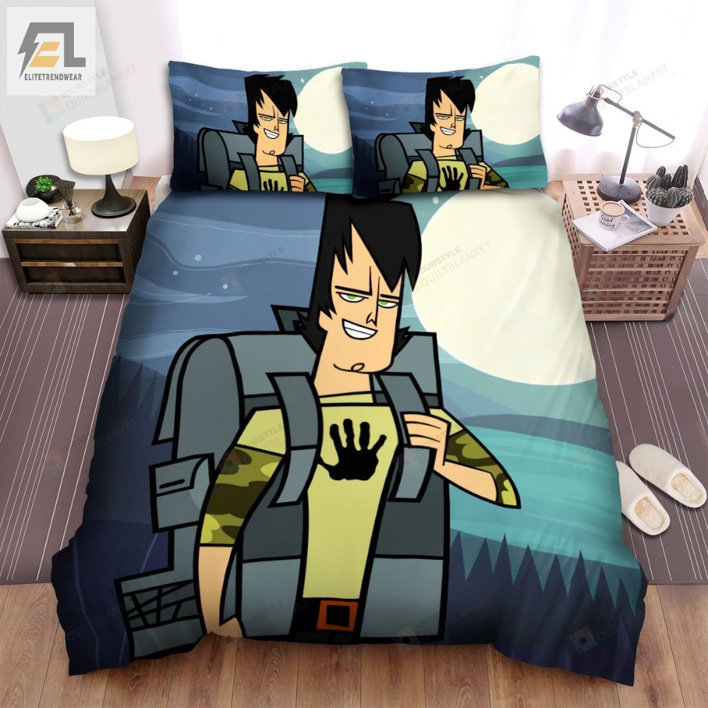 Total Drama Island Trent Character Bed Sheets Spread Duvet Cover Bedding Sets 