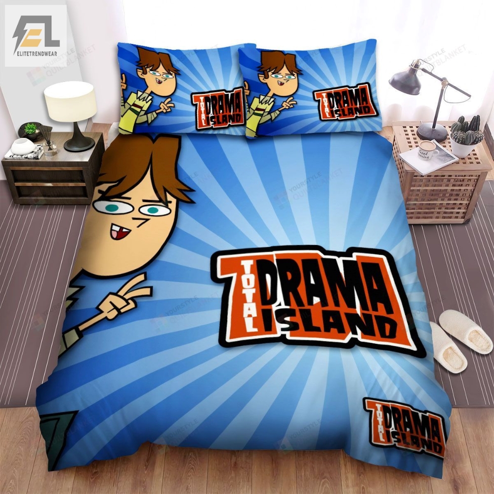 Total Drama Island Kodi Character Bed Sheets Spread Duvet Cover Bedding Sets 