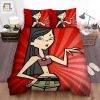 Total Drama Island Heather Character Intro Bed Sheets Spread Duvet Cover Bedding Sets elitetrendwear 1