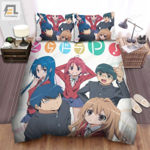 Toradora Anime Bed Sheets Spread Comforter Duvet Cover Bedding Sets elitetrendwear 1 1