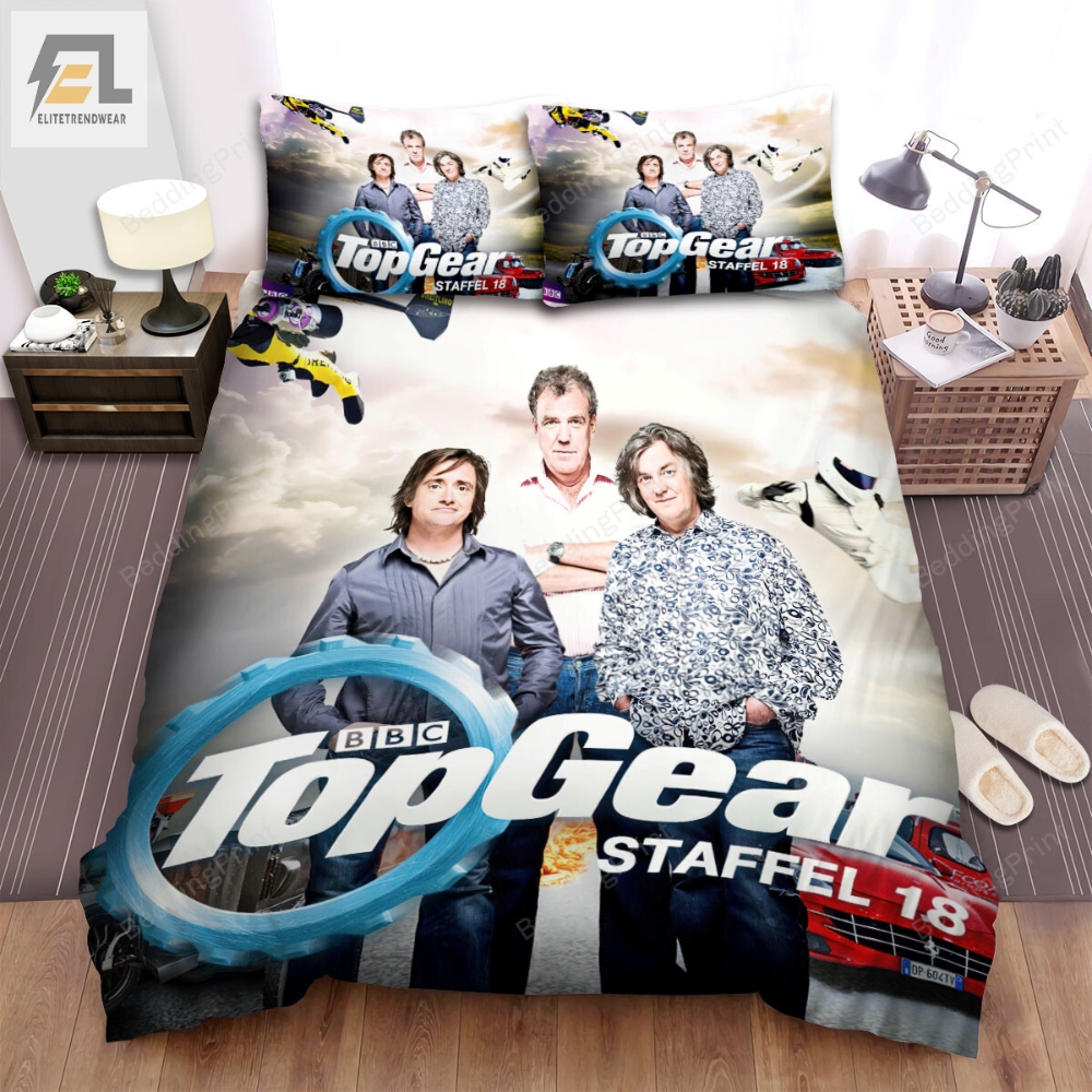 Top Gear Movie Poster 8 Bed Sheets Duvet Cover Bedding Sets 