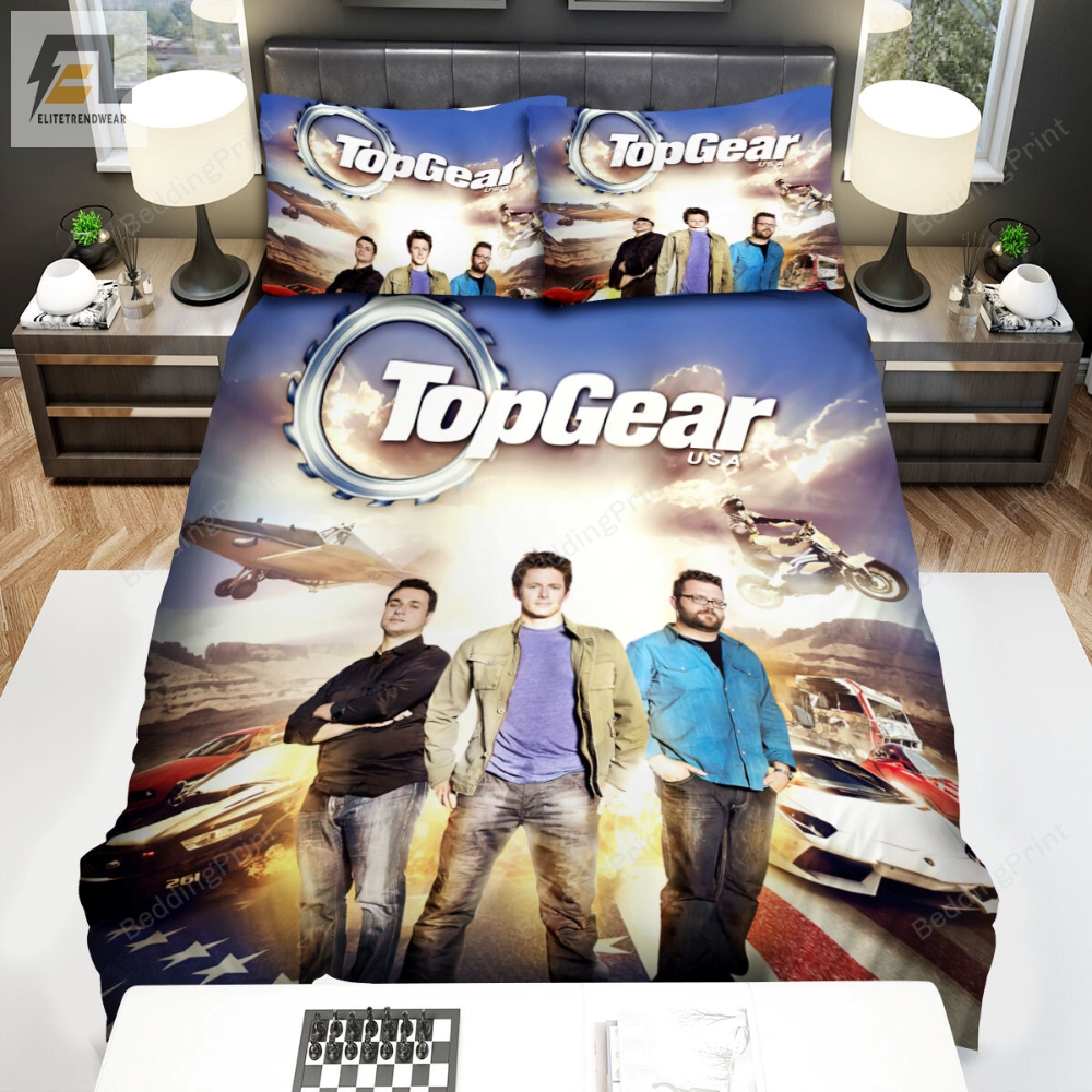 Top Gear Movie Poster 3 Bed Sheets Duvet Cover Bedding Sets 