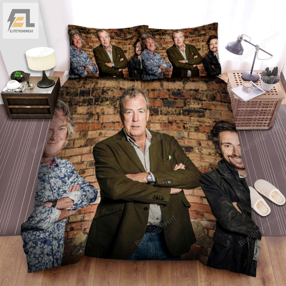 Top Gear Movie Jeremy Richard And James Bed Sheets Duvet Cover Bedding Sets 