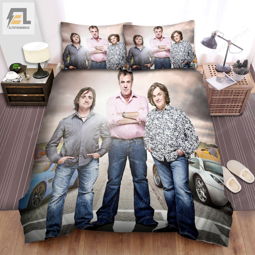 Top Gear Movie Cast Jeremy Clarkson Bed Sheets Duvet Cover Bedding Sets 