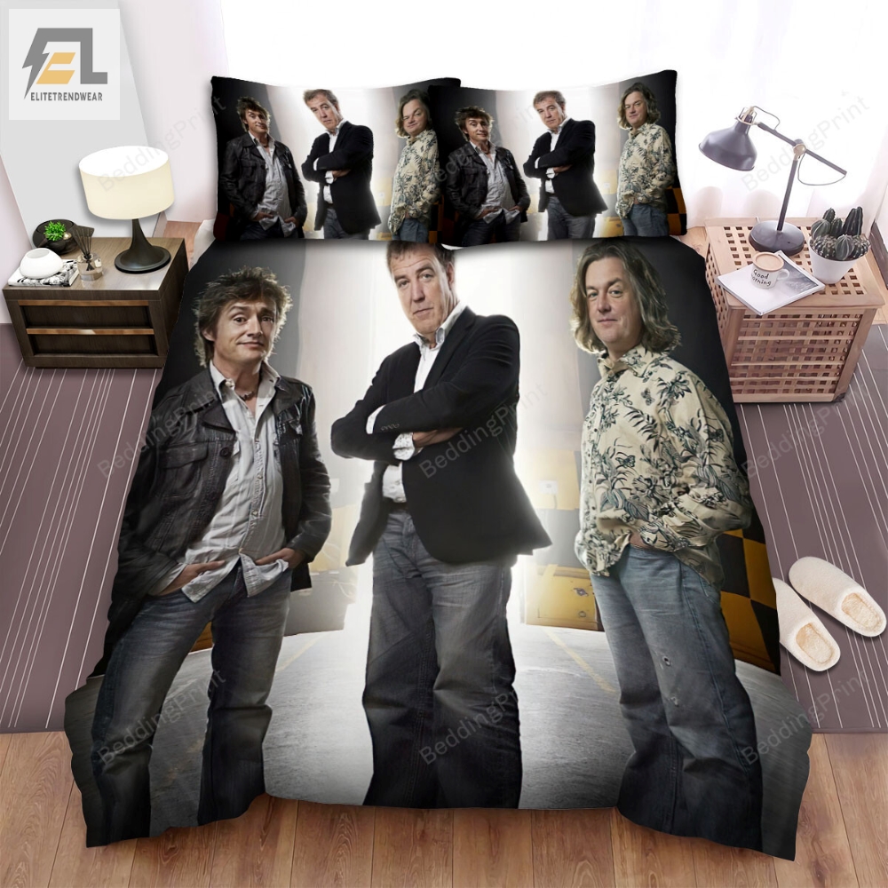 Top Gear Movie Jeremy Clarkson Richard Hammond And James May Bed Sheets Duvet Cover Bedding Sets 