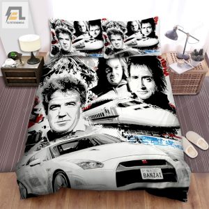 Top Gear Movie Japan Race Art Bed Sheets Duvet Cover Bedding Sets elitetrendwear 1 1