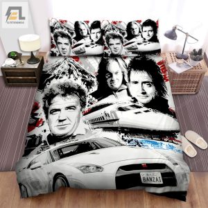 Top Gear Movie Digital Art Bed Sheets Duvet Cover Bedding Sets elitetrendwear 1 1