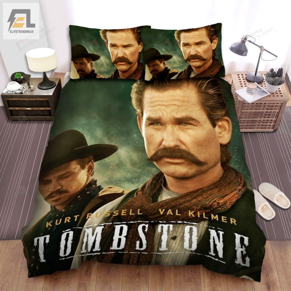 Tombstone 1993 Movie Moustache Image Bed Sheets Spread Comforter Duvet Cover Bedding Sets 