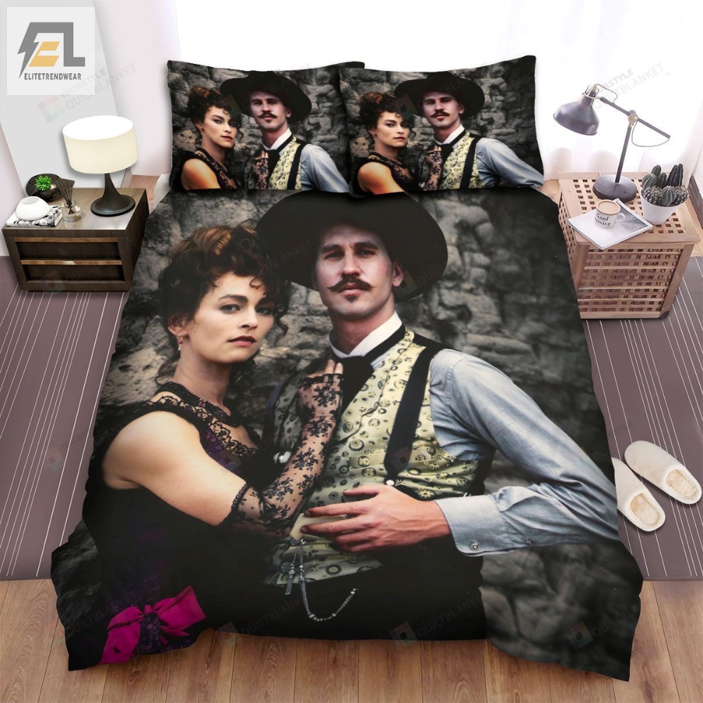 Tombstone 1993 Movie Couple Photo Bed Sheets Spread Comforter Duvet Cover Bedding Sets 
