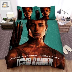 Tomb Raider Movie Digital Art Bed Sheets Duvet Cover Bedding Sets elitetrendwear 1 1