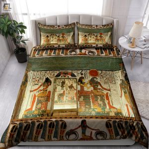 Tomb Of Nefertari Ancient Egypt 3D Design Print Bed Sheets Duvet Cover Bedding Sets elitetrendwear 1 1