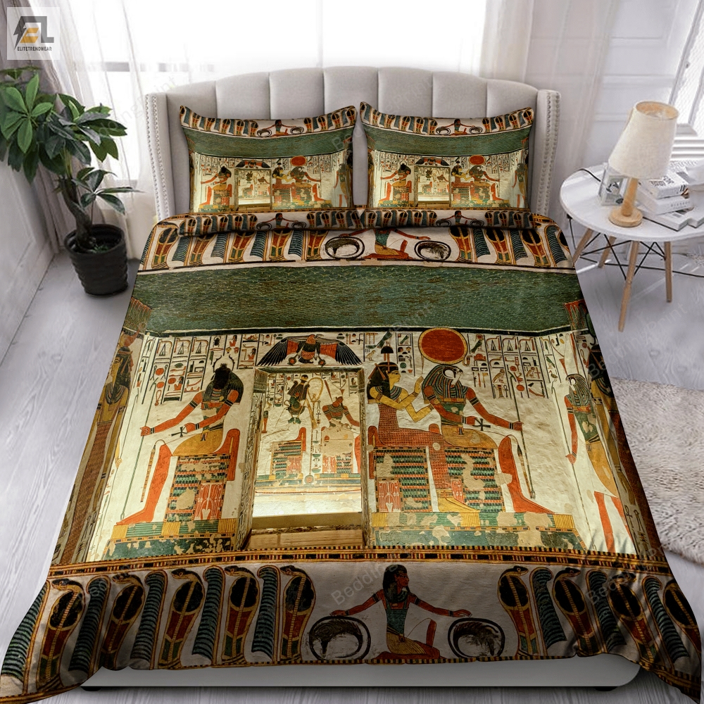 Tomb Of Nefertari Ancient Egypt 3D Design Print Bed Sheets Duvet Cover Bedding Sets 
