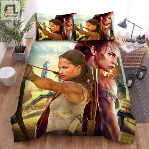 Tomb Raider Movie Poster 6 Bed Sheets Duvet Cover Bedding Sets elitetrendwear 1 1