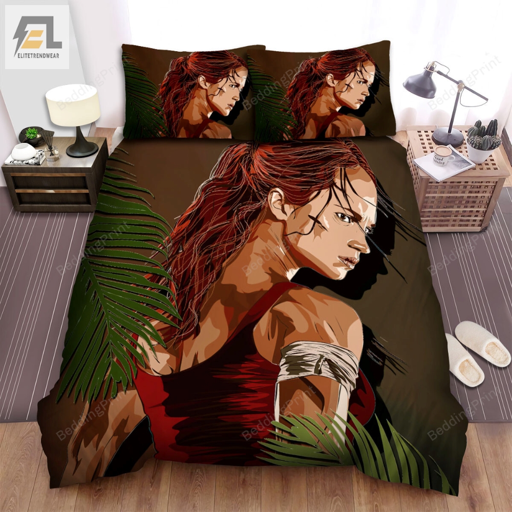 Tomb Raider Movie Art 5 Bed Sheets Duvet Cover Bedding Sets 