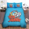 Tom And Jerry Animated Series Logo Bed Sheets Spread Comforter Duvet Cover Bedding Sets elitetrendwear 1