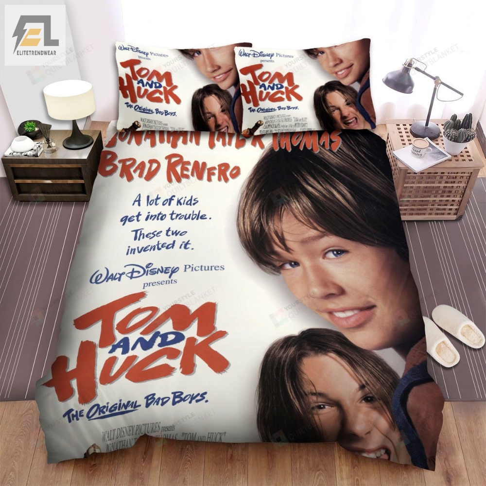 Tom And Huck Poster 1 Bed Sheets Spread Comforter Duvet Cover Bedding Sets 