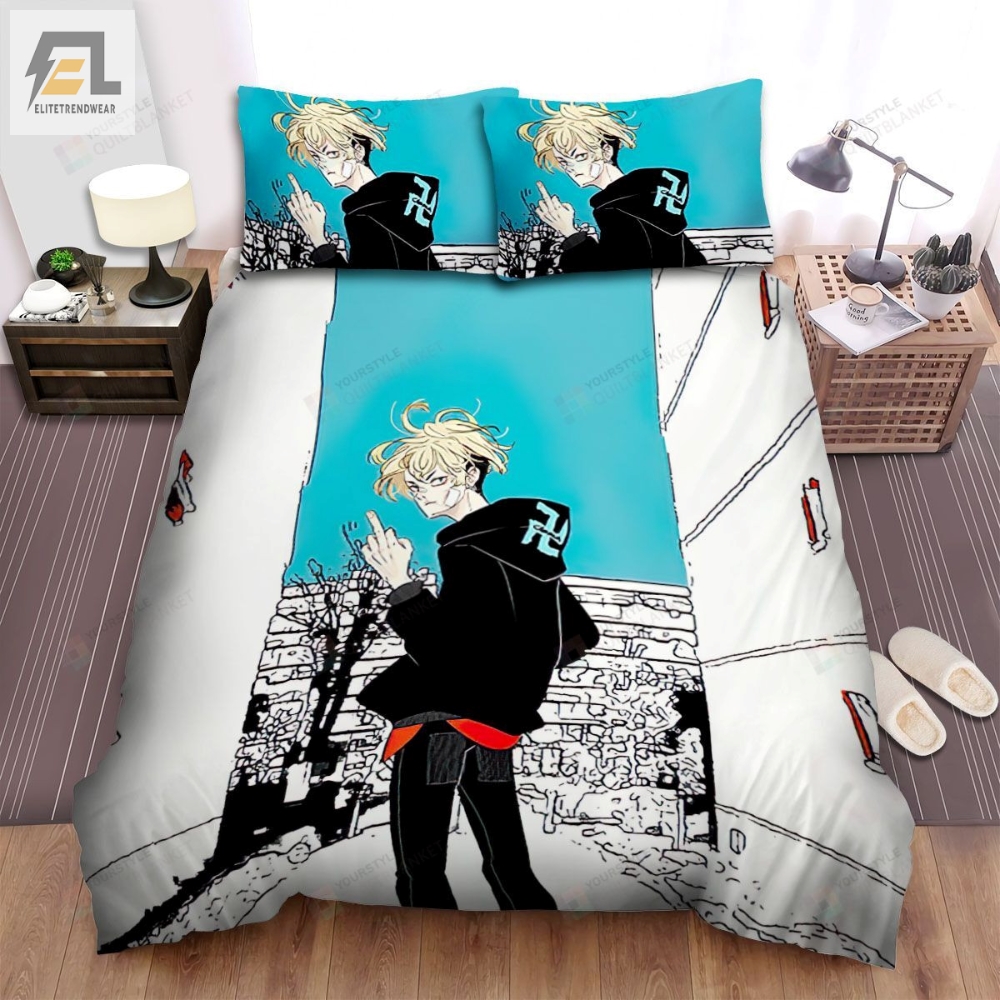 Tokyo Revengers Anime Art Bed Sheets Spread Comforter Duvet Cover Bedding Sets 