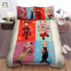 Toiletbound Hanakokun Four Main Characters In Maid Costumes Bed Sheets Spread Duvet Cover Bedding Sets elitetrendwear 1