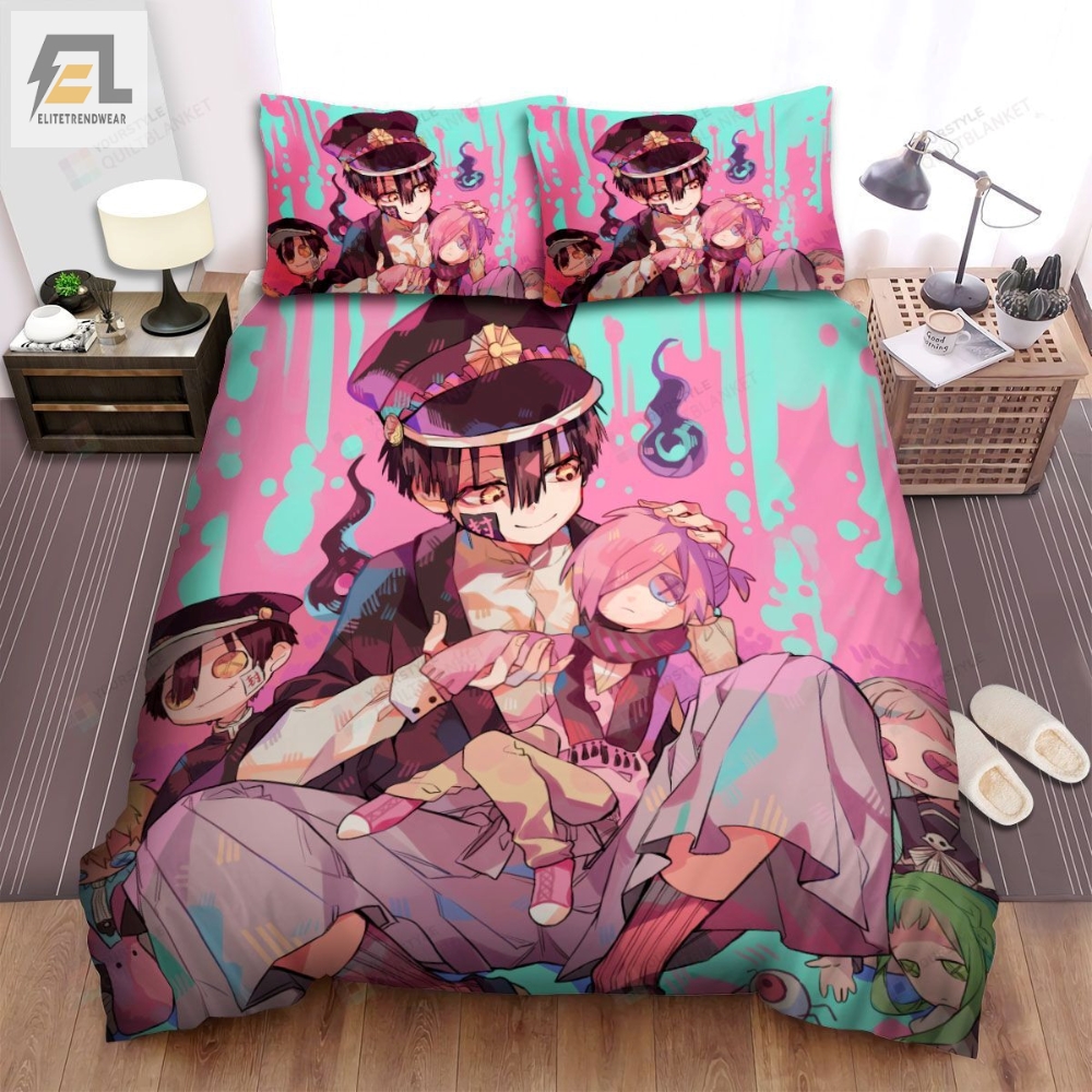 Toilet Bound Hanakokun Hanako With Characters Doll Bed Sheets Spread Comforter Duvet Cover Bedding Sets 