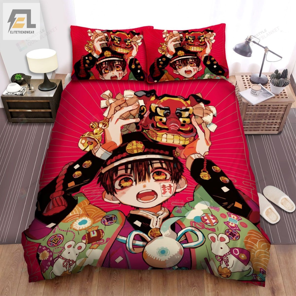 Toilet Bound Hanakokun Character Hanako Bed Sheets Spread Comforter Duvet Cover Bedding Sets 