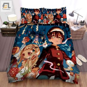 Toilet Bound Hanakokun Characters At Lantern Festival Bed Sheets Spread Comforter Duvet Cover Bedding Sets elitetrendwear 1 1