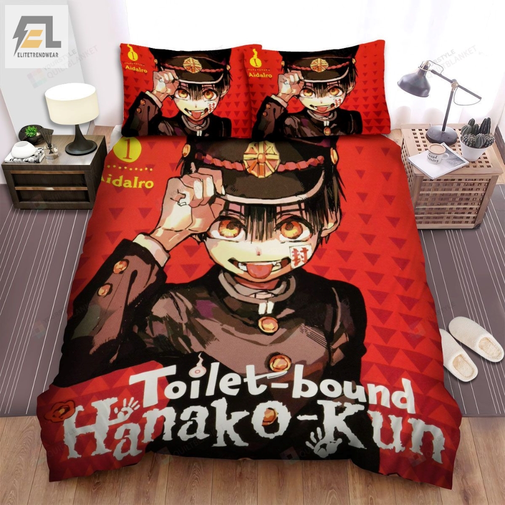 Toilet Bound Hanakokun Anime Character Bed Sheets Spread Comforter Duvet Cover Bedding Sets 