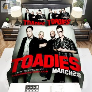 Toadies Band The Bomb Factory Bed Sheets Spread Comforter Duvet Cover Bedding Sets elitetrendwear 1 1