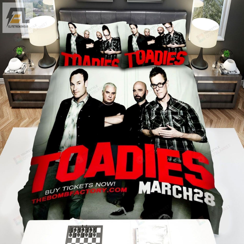 Toadies Band The Bomb Factory Bed Sheets Spread Comforter Duvet Cover Bedding Sets 