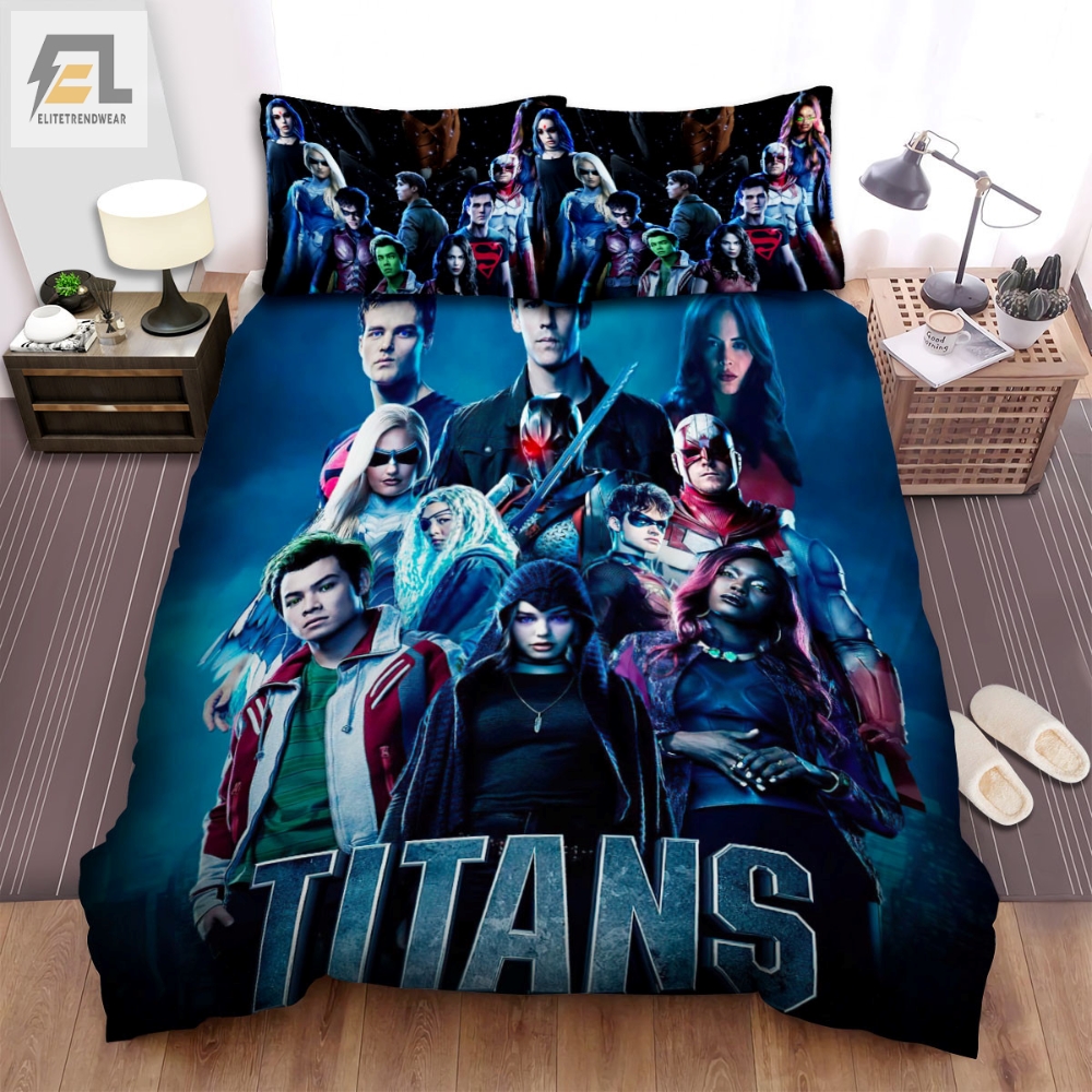 Titans I 2018 Movie Poster Ver 6 Bed Sheets Spread Comforter Duvet Cover Bedding Sets 