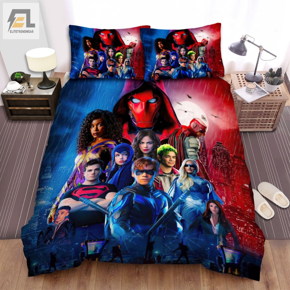 Titans I 2018 Movie Poster Ver 3 Bed Sheets Spread Comforter Duvet Cover Bedding Sets 