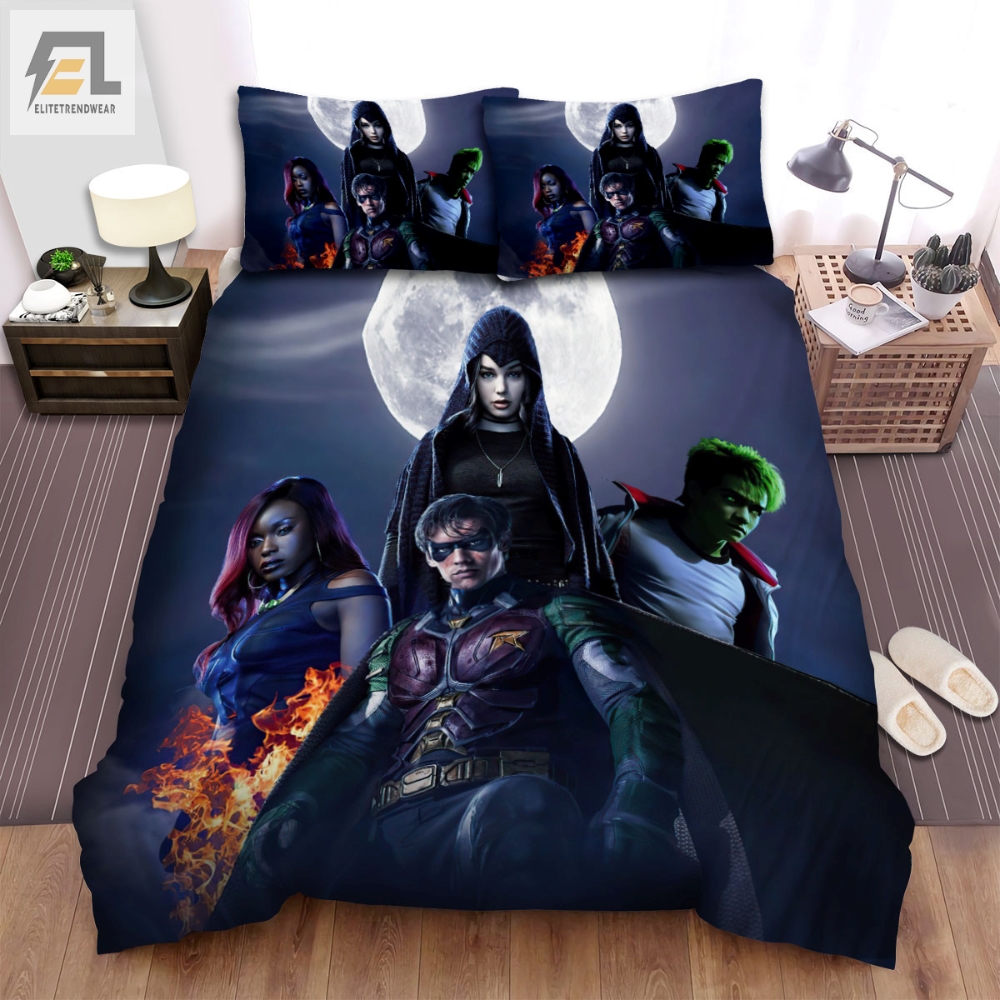 Titans I 2018 Movie Poster Ver 1 Bed Sheets Spread Comforter Duvet Cover Bedding Sets 
