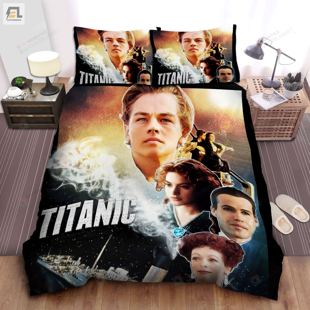 Titanic Movie Alternative Poster Bed Sheets Spread Comforter Duvet Cover Bedding Sets 