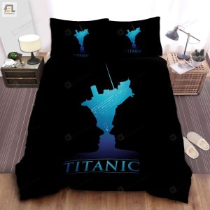 Titanic Film Poster Aesthetic Illustration Bed Sheets Spread Comforter Duvet Cover Bedding Sets elitetrendwear 1 1