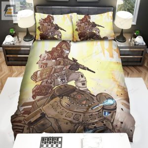 Titanfall Character Art Bed Sheets Spread Comforter Duvet Cover Bedding Sets elitetrendwear 1 1
