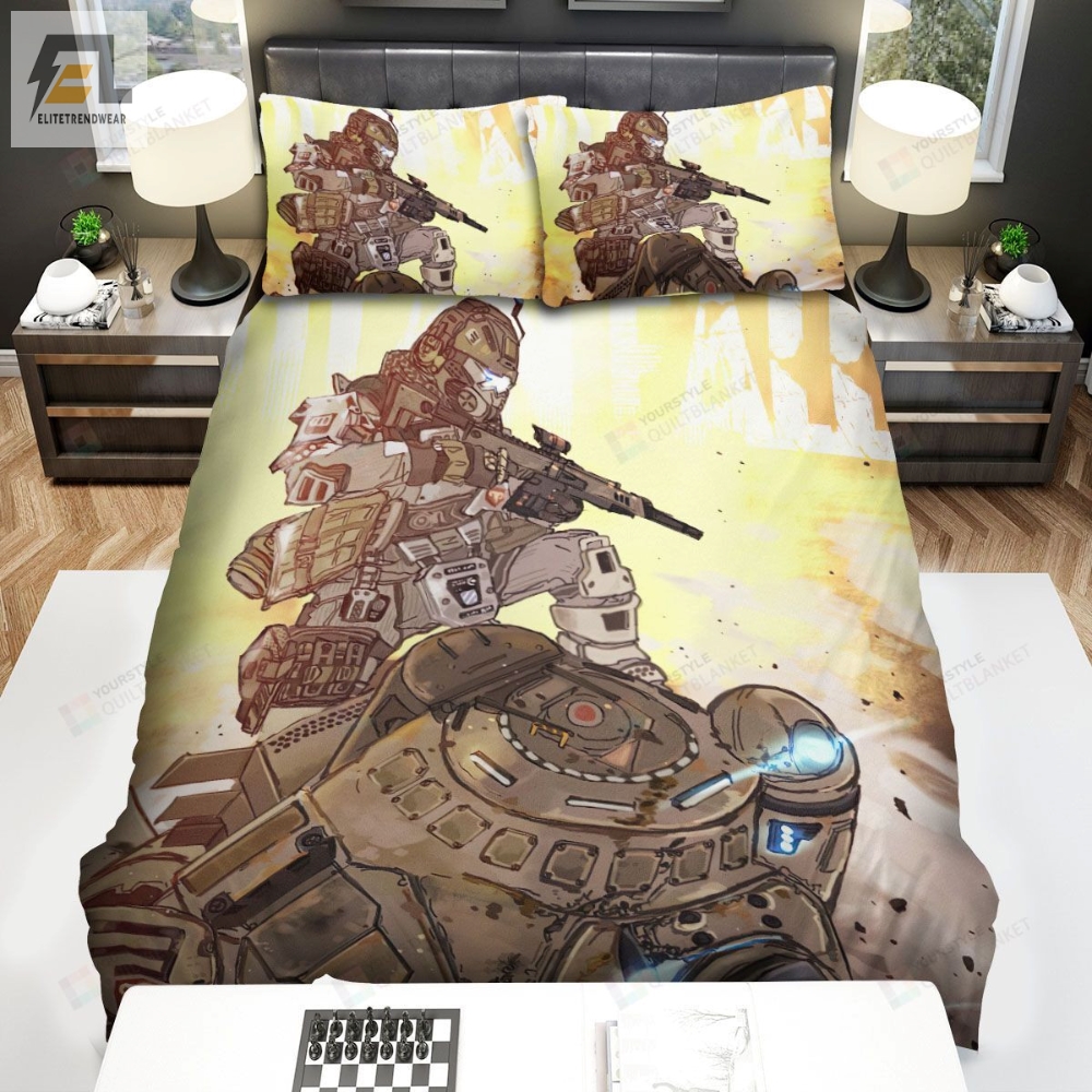 Titanfall Character Art Bed Sheets Spread Comforter Duvet Cover Bedding Sets 