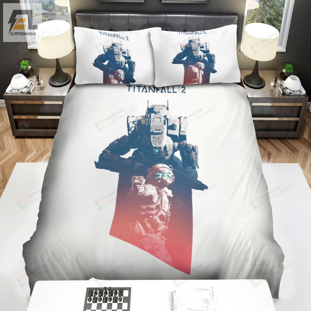 Titanfall 2 Game Poster Bed Sheets Spread Comforter Duvet Cover Bedding Sets 