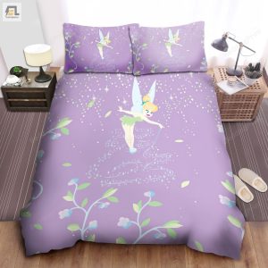 Tinkerbell Magic On The Plants Bed Sheets Duvet Cover Bedding Sets elitetrendwear 1 1