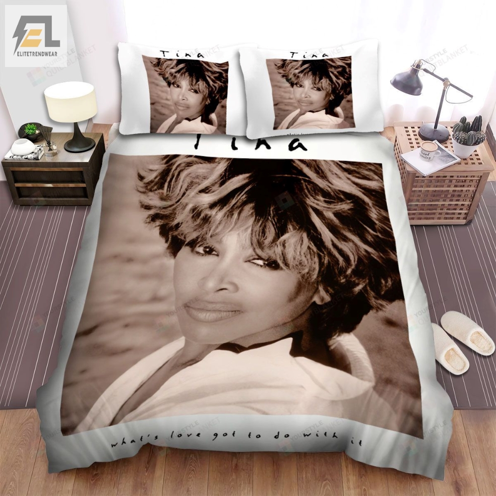 Tina Turner Whatâs Love Got To Do With It Album Cover Bed Sheets Spread Comforter Duvet Cover Bedding Sets 