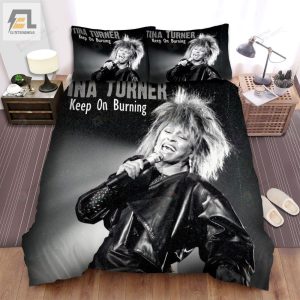 Tina Turner Keep On Burning Album Cover Bed Sheets Spread Comforter Duvet Cover Bedding Sets elitetrendwear 1 1