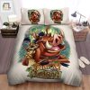 Timon And Pumbaa The Poster Bed Sheets Spread Duvet Cover Bedding Sets elitetrendwear 1