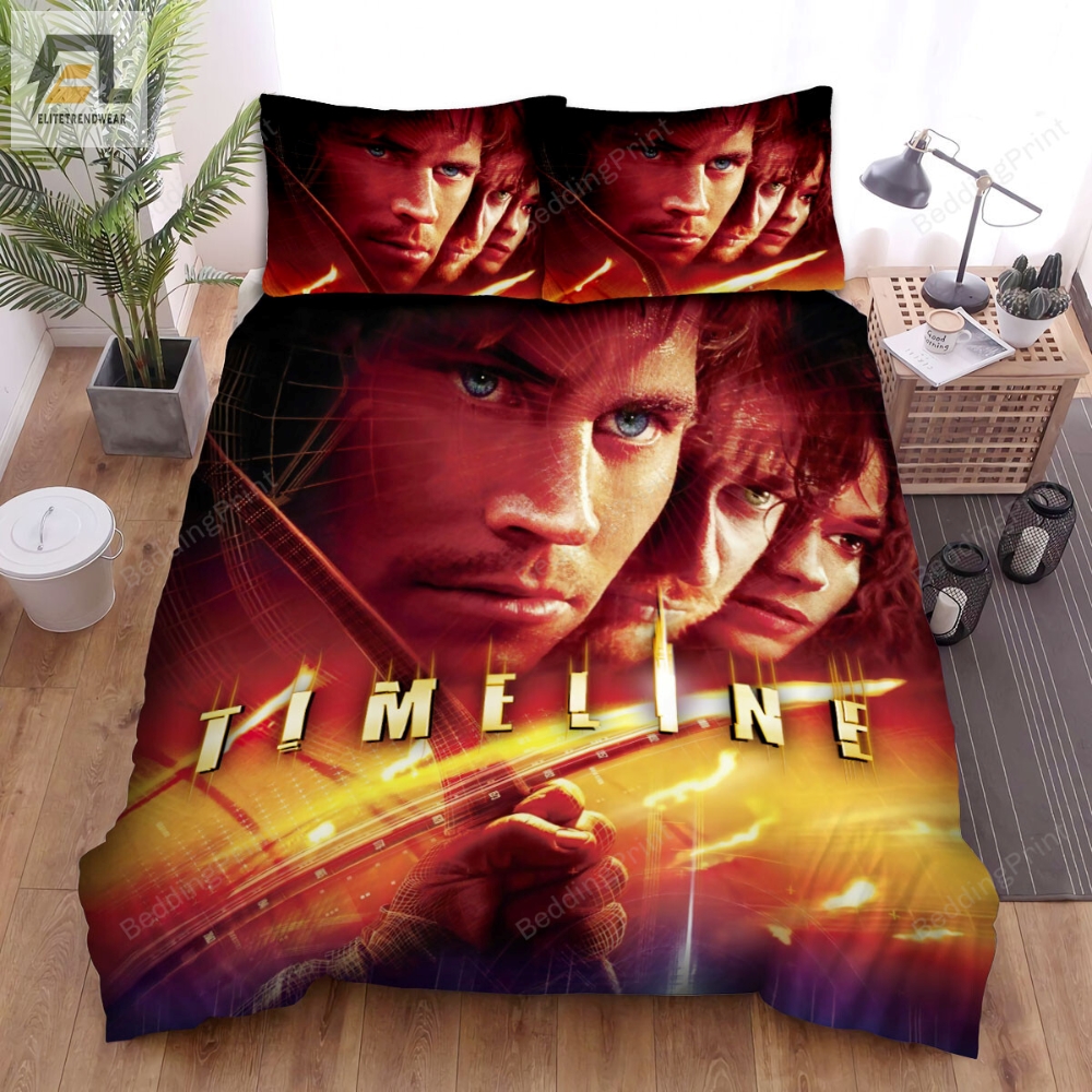 Timeline Movie Poster 4 Bed Sheets Duvet Cover Bedding Sets 