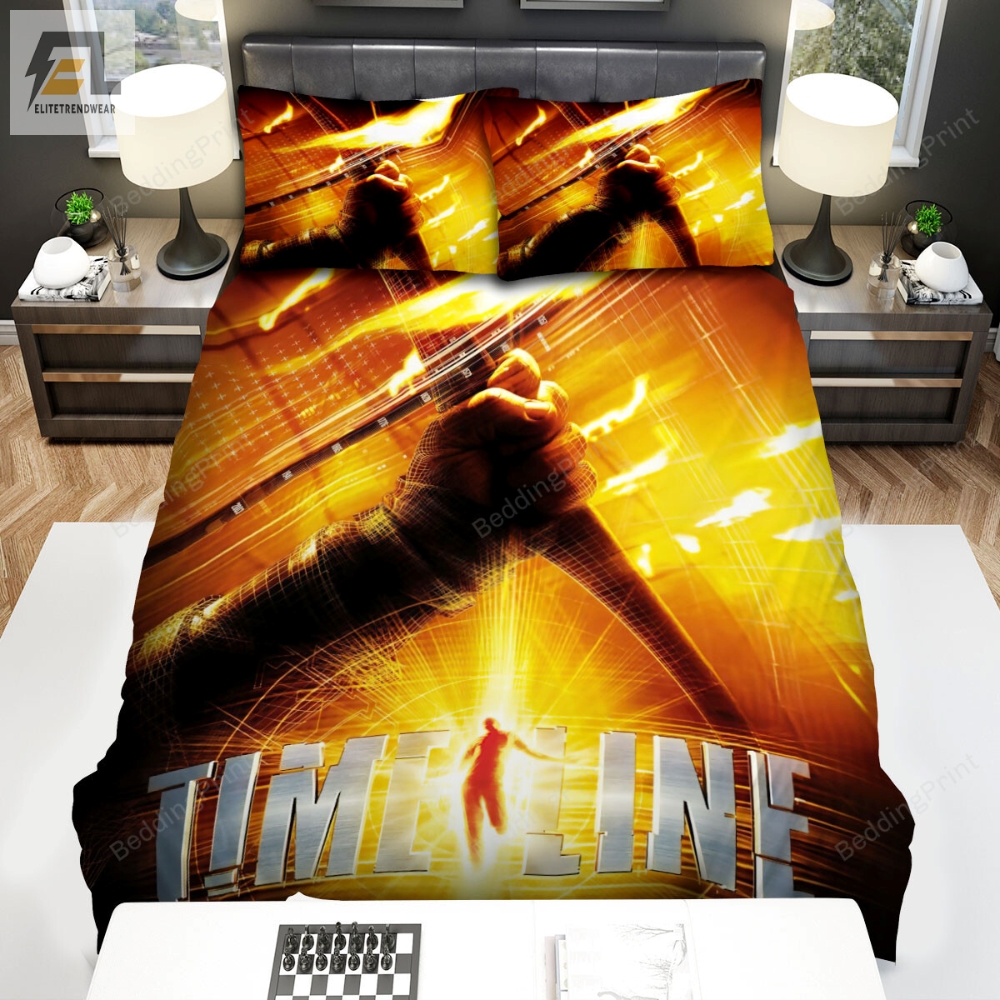 Timeline Movie Poster 2 Bed Sheets Duvet Cover Bedding Sets 