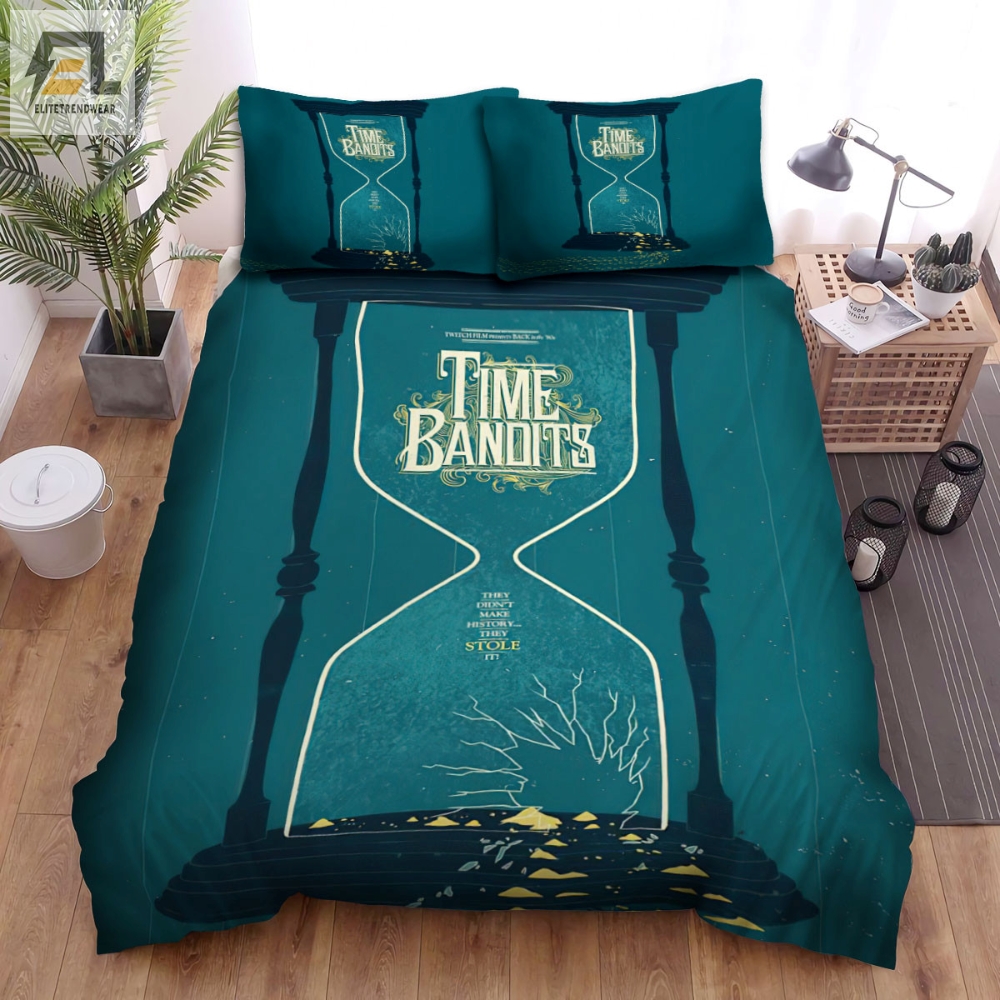 Time Bandits 1981 Broken Hourglass Digital Artwork Bed Sheets Duvet Cover Bedding Sets 