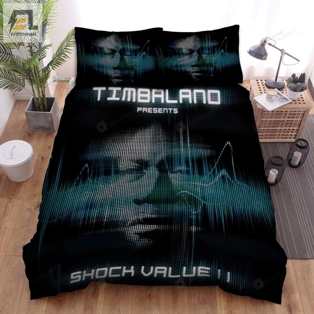 Timbaland Album Shock Value Ii Bed Sheets Spread Comforter Duvet Cover Bedding Sets 