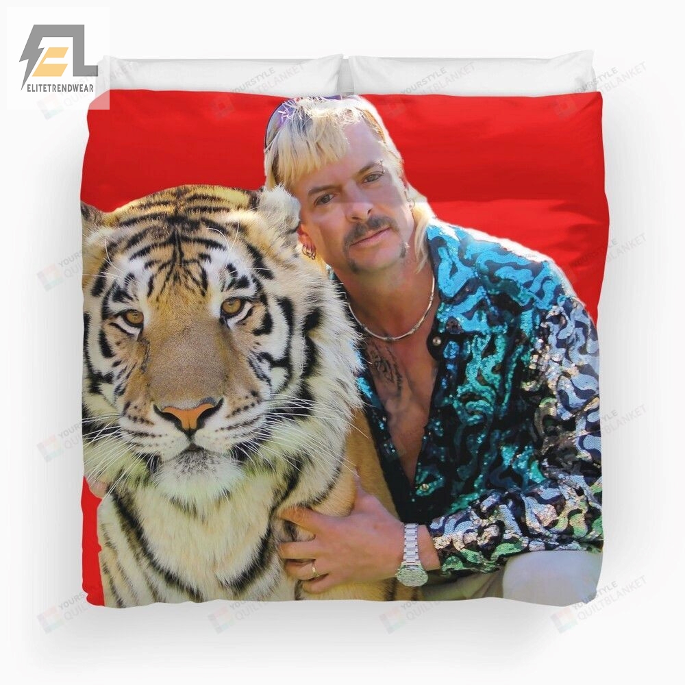 Tiger King Poster Documentary Tv Show Bedding Set Duvet Cover  Pillow Cases 
