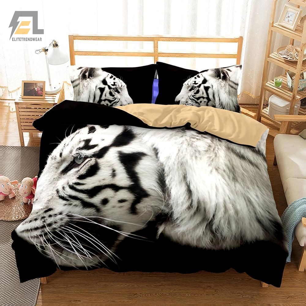 Tiger Bed Sheets Duvet Cover Bedding Sets 