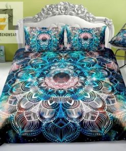 Tiedye Floral Mandala Pattern Bed Sheets Duvet Cover Bedding Sets elitetrendwear 1 1