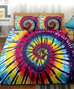 Tie Dyed Colorful Swirl Bed Sheets Duvet Cover Bedding Sets elitetrendwear 1 1