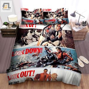 Thunderball Movie Poster 1 Bed Sheets Duvet Cover Bedding Sets elitetrendwear 1 1